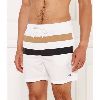 Boss BLACK Szorty kąpielowe Louis Regular Fit biały S Boss BLACK Szorty kąpielowe Louis Regular Fit biały S