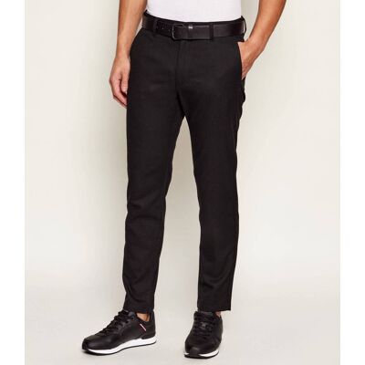 Boss ORANGE Spodnie chino DS-5 Tapered fit czarny 30/32 Boss ORANGE Spodnie chino DS-5 Tapered fit czarny 30/32
