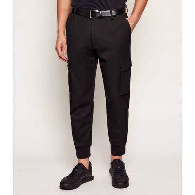 HUGO Spodnie cargo Glavin261 Slim Fit czarny 52 HUGO Spodnie cargo Glavin261 Slim Fit czarny 52