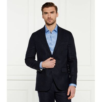 Oscar Jacobson Wełniana marynarka Regular Fit granatowy 54 Oscar Jacobson Wełniana marynarka Regular Fit granatowy 54