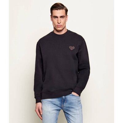 AllSaints Bluza LOVER Relaxed fit czarny M AllSaints Bluza LOVER Relaxed fit czarny M