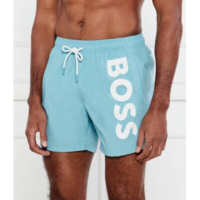 Boss BLACK Szorty kąpielowe OCTOPUS Regular Fit błękitny M Boss BLACK Szorty kąpielowe OCTOPUS Regular Fit błękitny M