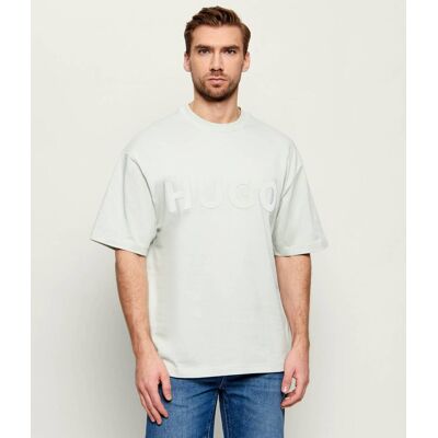 HUGO T-shirt Dinkee Oversize fit zielony XXL HUGO T-shirt Dinkee Oversize fit zielony XXL