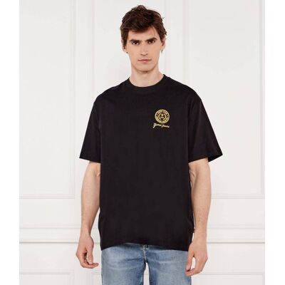Guess Jeans T-shirt EMBROIDE Oversize fit czarny L Guess Jeans T-shirt EMBROIDE Oversize fit czarny L