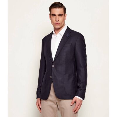 Joop! Marynarka Hoverest Slim Fit z dodatkiem wełny granatowy 56 Joop! Marynarka Hoverest Slim Fit z dodatkiem wełny granatowy 56