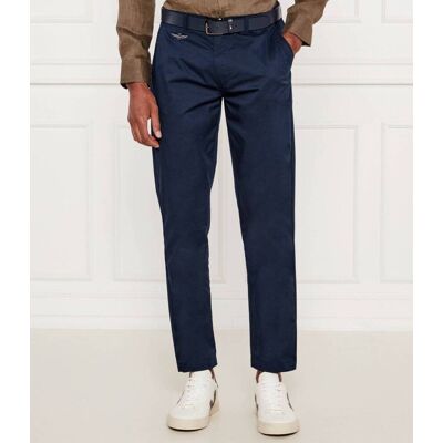 Aeronautica Militare Spodnie chino Regular Fit granatowy 48 Aeronautica Militare Spodnie chino Regular Fit granatowy 48
