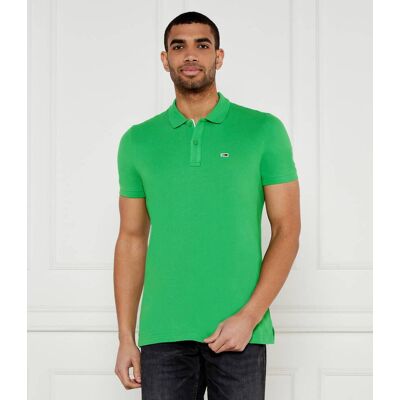 Tommy Jeans Polo Slim Fit zielony S Tommy Jeans Polo Slim Fit zielony S
