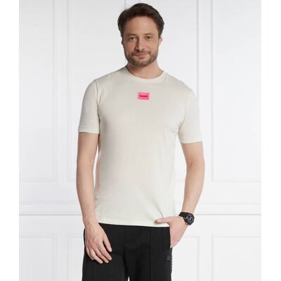 HUGO T-shirt Diragolino212 Regular Fit nude L HUGO T-shirt Diragolino212 Regular Fit nude L