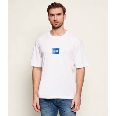 Hugo Blue T-shirt Nayonix Regular Fit biały XS Hugo Blue T-shirt Nayonix Regular Fit biały XS