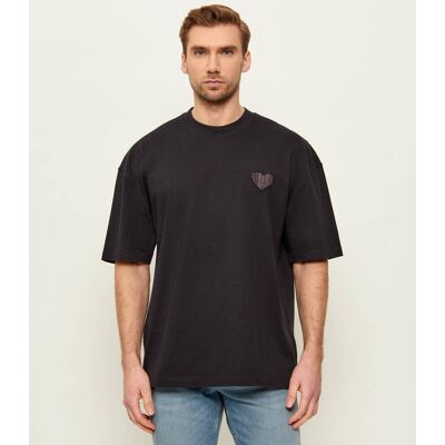 AllSaints T-shirt LOVER Oversize fit czarny S AllSaints T-shirt LOVER Oversize fit czarny S