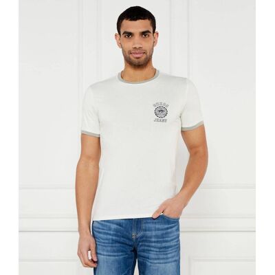 Guess Jeans T-shirt Slim Fit ecru XL Guess Jeans T-shirt Slim Fit ecru XL