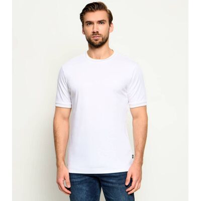 Boss BLACK T-shirt H-Tessler 195 Slim Fit mercerised biały XL Boss BLACK T-shirt H-Tessler 195 Slim Fit mercerised biały XL