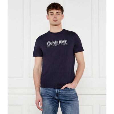 Calvin Klein T-shirt Regular Fit granatowy XL Calvin Klein T-shirt Regular Fit granatowy XL