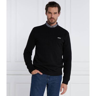 Boss GREEN Sweter Momentum-X_CN Regular Fit z dodatkiem wełny czarny XL Boss GREEN Sweter Momentum-X_CN Regular Fit z dodatkiem wełny czarny XL