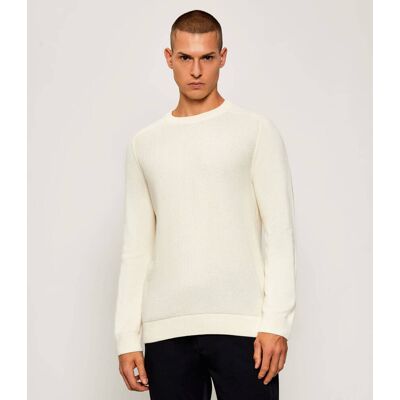 Joop! Jeans Sweter Olivier Regular Fit kremowy L Joop! Jeans Sweter Olivier Regular Fit kremowy L