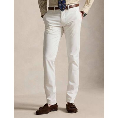 Polo Ralph Lauren Spodnie chino Bedfort Slim Fit stretch biały 33/32 Polo Ralph Lauren Spodnie chino Bedfort Slim Fit stretch biały 33/32