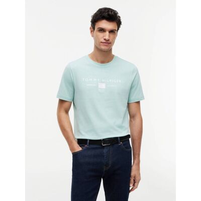 Tommy Hilfiger T-shirt Regular Fit miętowy XXL Tommy Hilfiger T-shirt Regular Fit miętowy XXL