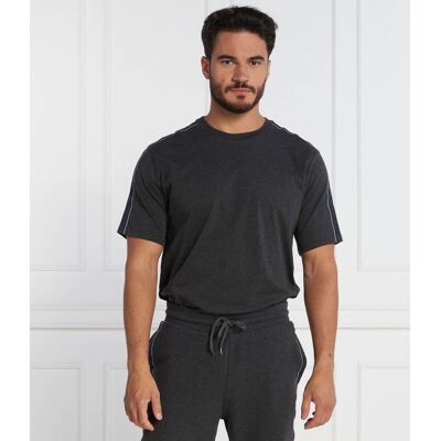 Tommy Hilfiger T-shirt SS TEE LOGO Regular Fit grafitowy XXL Tommy Hilfiger T-shirt SS TEE LOGO Regular Fit grafitowy XXL