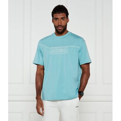 Hugo Blue T-shirt Noideryo Loose fit niebieski M Hugo Blue T-shirt Noideryo Loose fit niebieski M
