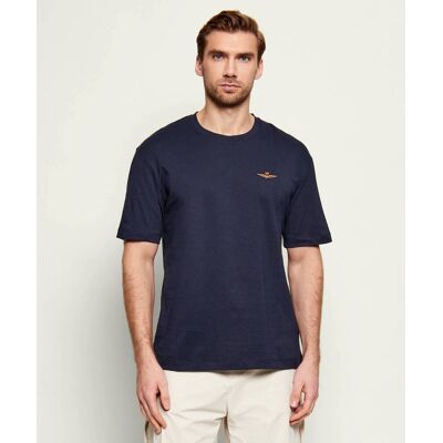 Aeronautica Militare T-shirt Comfort fit granatowy L Aeronautica Militare T-shirt Comfort fit granatowy L