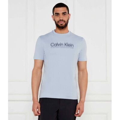 Calvin Klein T-shirt Regular Fit niebieski M Calvin Klein T-shirt Regular Fit niebieski M