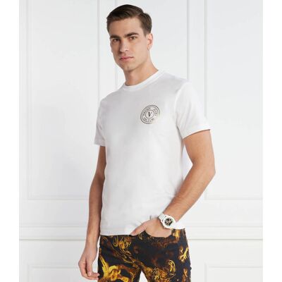 Versace Jeans Couture T-shirt Slim Fit biały XXL Versace Jeans Couture T-shirt Slim Fit biały XXL