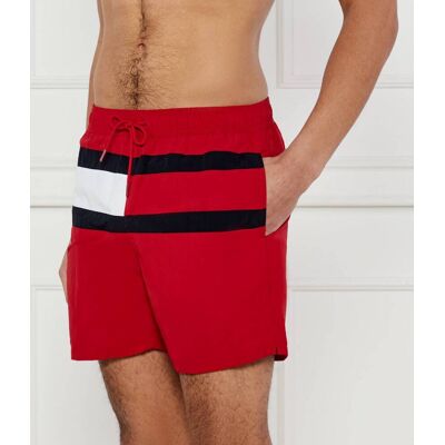 Tommy Hilfiger Swimwear Szorty kąpielowe Regular Fit czerwony XL Tommy Hilfiger Swimwear Szorty kąpielowe Regular Fit czerwony XL