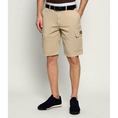 Aeronautica Militare Szorty Regular Fit beżowy 54 Aeronautica Militare Szorty Regular Fit beżowy 54