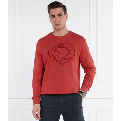 Giorgio Armani Exchange Bluza Regular Fit bordowy S Giorgio Armani Exchange Bluza Regular Fit bordowy S