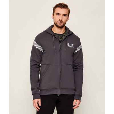 EA7 Bluza Slim Fit grafitowy S EA7 Bluza Slim Fit grafitowy S