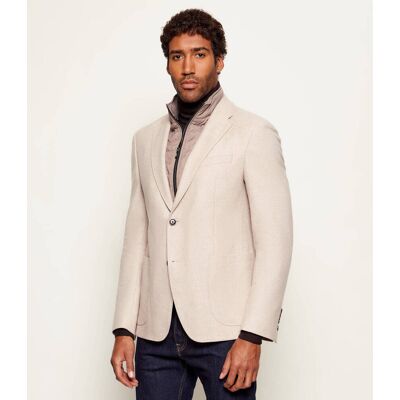 Joop! Marynarka 2w1 Hectic Slim Fit z dodatkiem wełny beżowy 48 Joop! Marynarka 2w1 Hectic Slim Fit z dodatkiem wełny beżowy 48