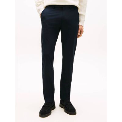 Tommy Hilfiger Spodnie chino Denton Straight fit granatowy 38/34 Tommy Hilfiger Spodnie chino Denton Straight fit granatowy 38/34
