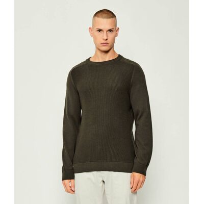 Joop! Jeans Sweter Olivier Regular Fit oliwkowy M Joop! Jeans Sweter Olivier Regular Fit oliwkowy M