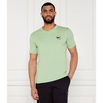 Karl Lagerfeld T-shirt Regular Fit zielony XXXL Karl Lagerfeld T-shirt Regular Fit zielony XXXL
