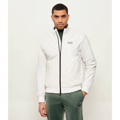 EA7 Kurtka bomber Regular Fit kremowy L EA7 Kurtka bomber Regular Fit kremowy L