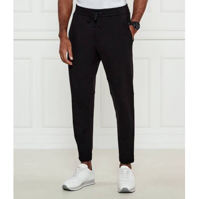 Boss GREEN Spodnie dresowe T_Flex-J Tapered fit czarny 52 Boss GREEN Spodnie dresowe T_Flex-J Tapered fit czarny 52
