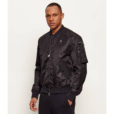 BLAUER Kurtka bomber ROCKY Regular Fit czarny M BLAUER Kurtka bomber ROCKY Regular Fit czarny M