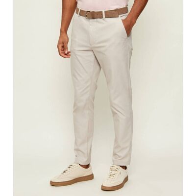 Boss BLACK Spodnie chino P-Kaiton1-Zip Slim Fit beżowy 34/34 Boss BLACK Spodnie chino P-Kaiton1-Zip Slim Fit beżowy 34/34