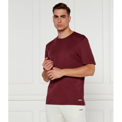 HUGO T-shirt Dozy Regular Fit bordowy S HUGO T-shirt Dozy Regular Fit bordowy S