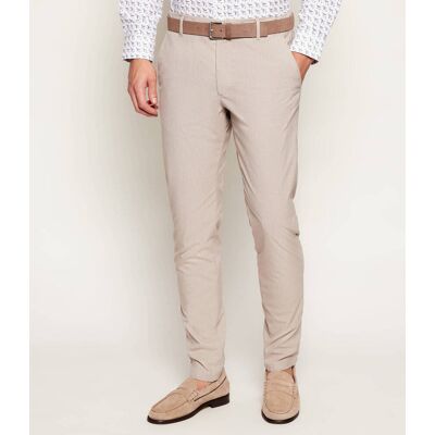 Joop! Jeans Spodnie chino Maxton3-W Modern fit beżowy 33/32 Joop! Jeans Spodnie chino Maxton3-W Modern fit beżowy 33/32