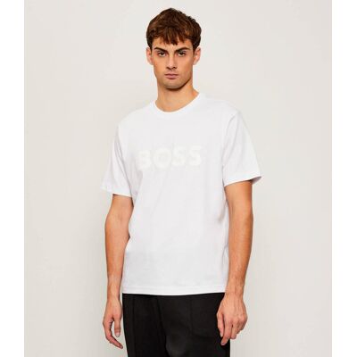 Boss GREEN T-shirt Mirror Iconic Regular Fit biały M Boss GREEN T-shirt Mirror Iconic Regular Fit biały M