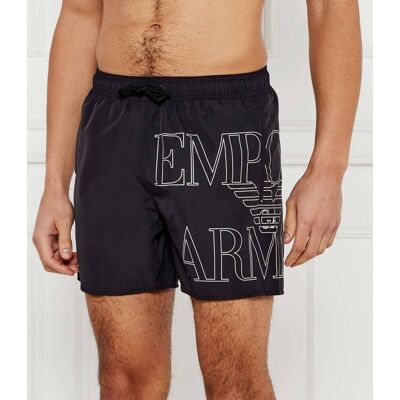Giorgio Armani Emporio Armani Szorty kąpielowe Regular Fit czarny L Giorgio Armani Emporio Armani Szorty kąpielowe Regular Fit czarny L