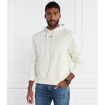HUGO Bluza Dapo Regular Fit ecru XXL HUGO Bluza Dapo Regular Fit ecru XXL
