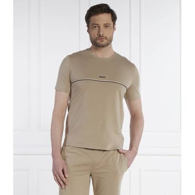 Boss BLACK T-shirt unique Regular Fit beżowy XL Boss BLACK T-shirt unique Regular Fit beżowy XL