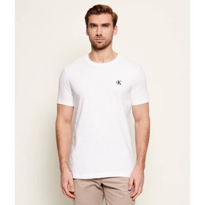 Calvin Klein Jeans T-shirt Slim Fit biały XL Calvin Klein Jeans T-shirt Slim Fit biały XL