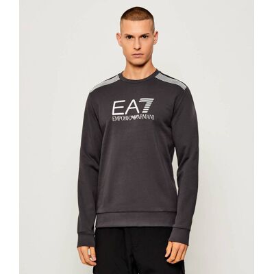EA7 Bluza Slim Fit grafitowy XXL EA7 Bluza Slim Fit grafitowy XXL