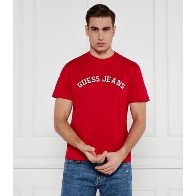 Guess Jeans T-shirt COLLEGIATE Regular Fit czerwony S Guess Jeans T-shirt COLLEGIATE Regular Fit czerwony S