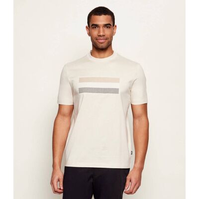 Boss BLACK T-shirt C-Taut 10 Regular Fit mercerised beżowy M Boss BLACK T-shirt C-Taut 10 Regular Fit mercerised beżowy M
