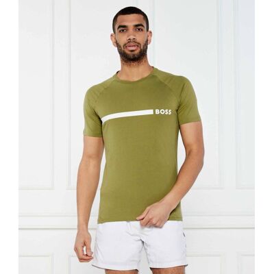 Boss BLACK T-shirt RN Slim Fit zielony XXL Boss BLACK T-shirt RN Slim Fit zielony XXL