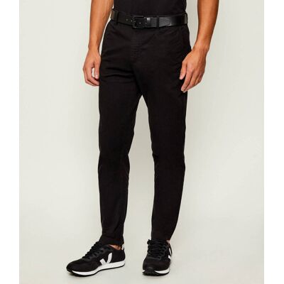 Boss ORANGE Spodnie chino DS-1 Tapered fit czarny 34/34 Boss ORANGE Spodnie chino DS-1 Tapered fit czarny 34/34